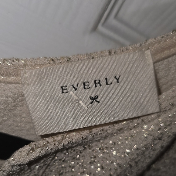 Everly Womens Small S Cream Fit and Flare Mini Dress - Picture 4 of 8